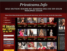 Tablet Screenshot of privatcams.info
